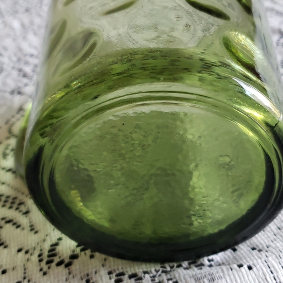 Green Glass Pitcher. - Picture 5 of 7